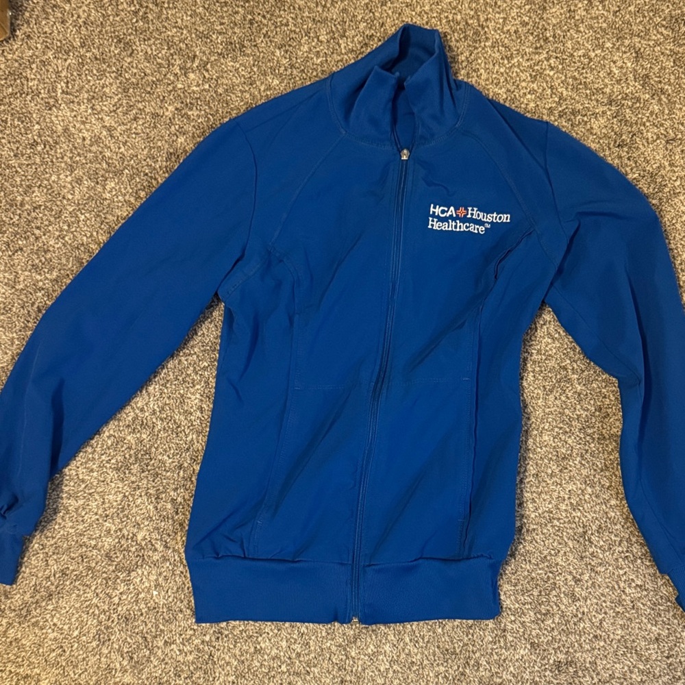 Blue HCA Houston Healthcare Jacket